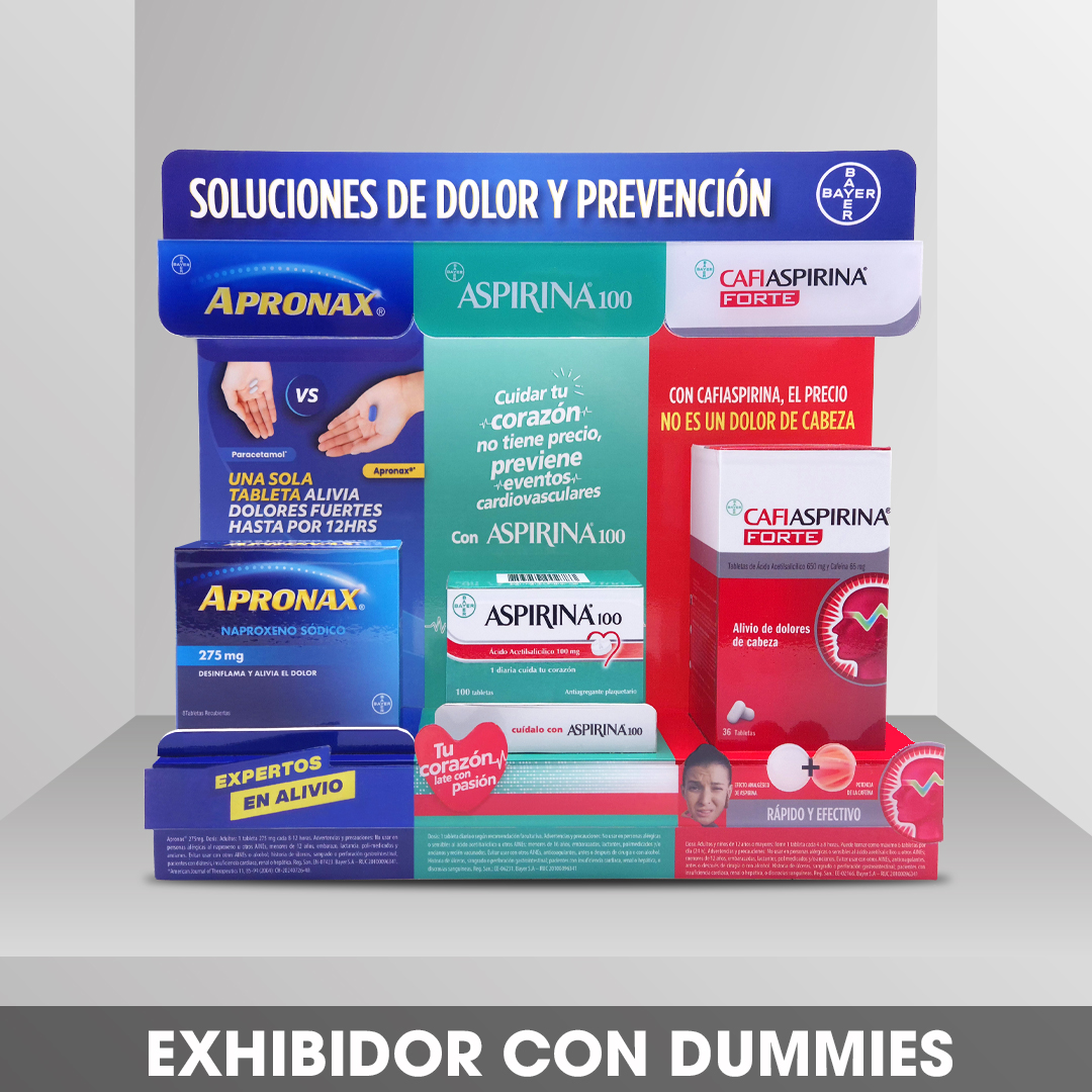 Exhibidor Apronax - Aspirina - Cafi copia
